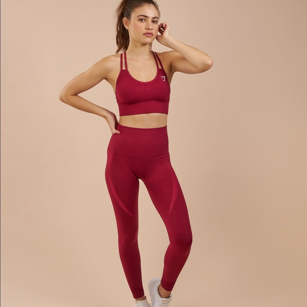 Gymshark Seamless Leggings - Large - Beet